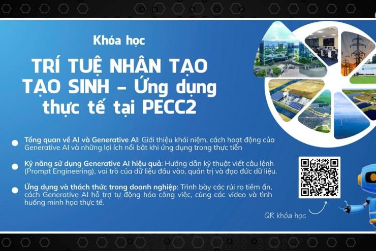 ĐÀO TẠO TRÍ TUỆ NHÂN TẠO TẠO SINH (GEN AI) ĐỂ ỨNG DỤNG VÀO THỰC TẾ TẠI PECC2