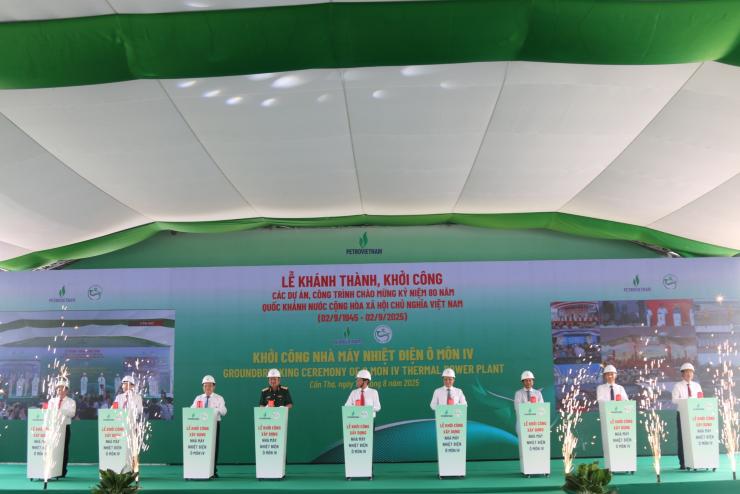 CHÍNH THỨC KHỞI CÔNG DỰ ÁN NHÀ MÁY NHIỆT ĐIỆN Ô MÔN IV